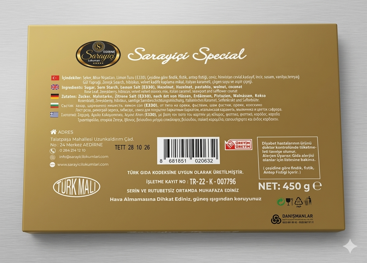 SPACİAL LOKUM 450 GR