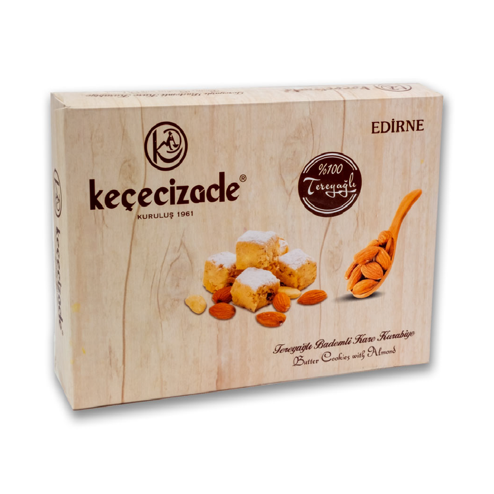 %100 TEREYAĞLI BADEMLİ KUR. KARE 250 GR