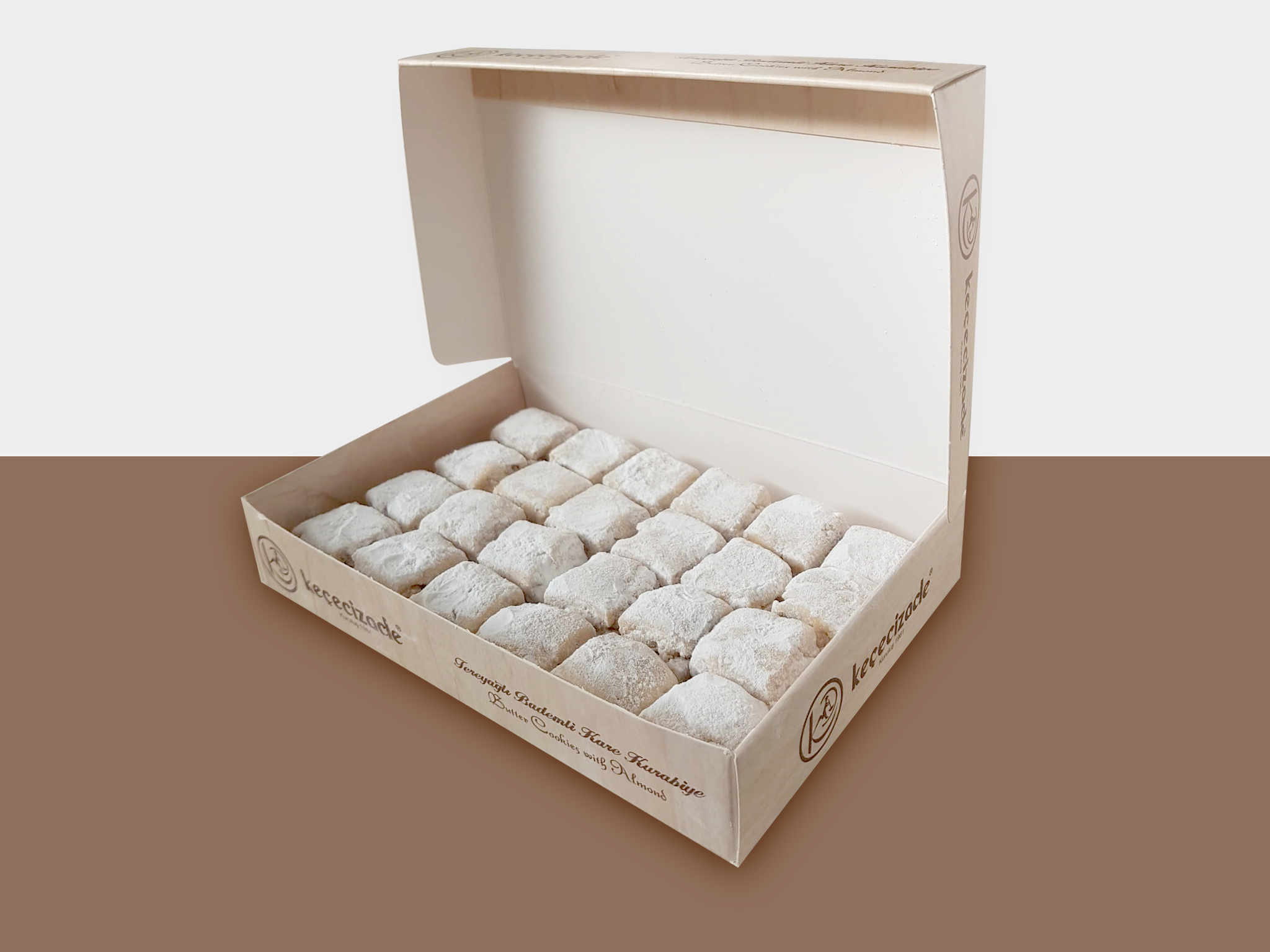 %100 TEREYAĞLI BADEMLİ KUR. KARE 250 GR