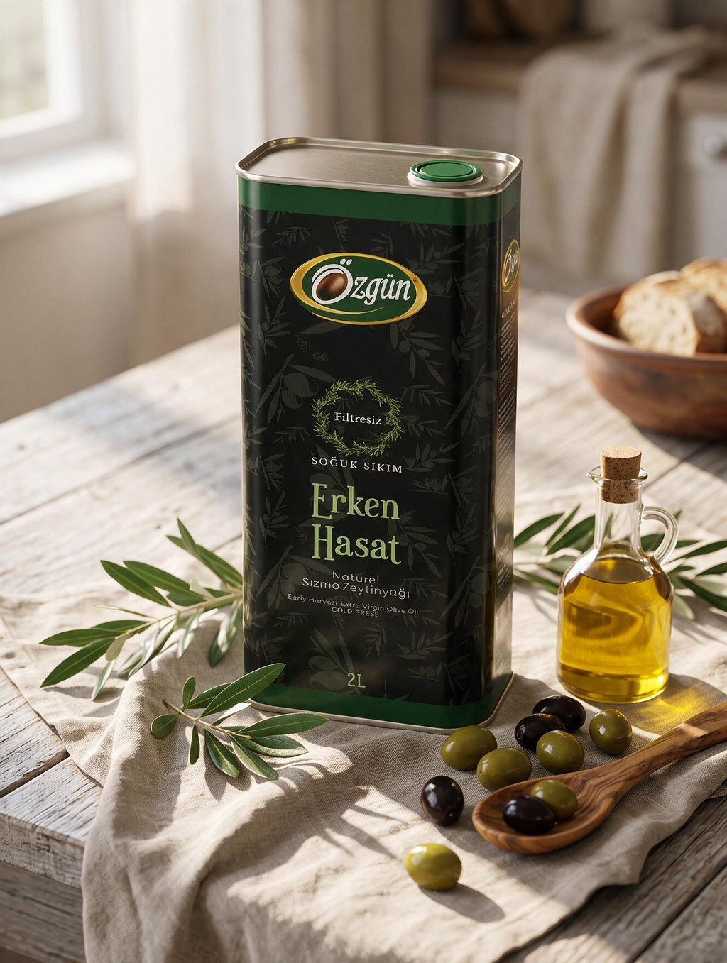 Erken Hasat Zeytinyağı 2 lt. Teneke