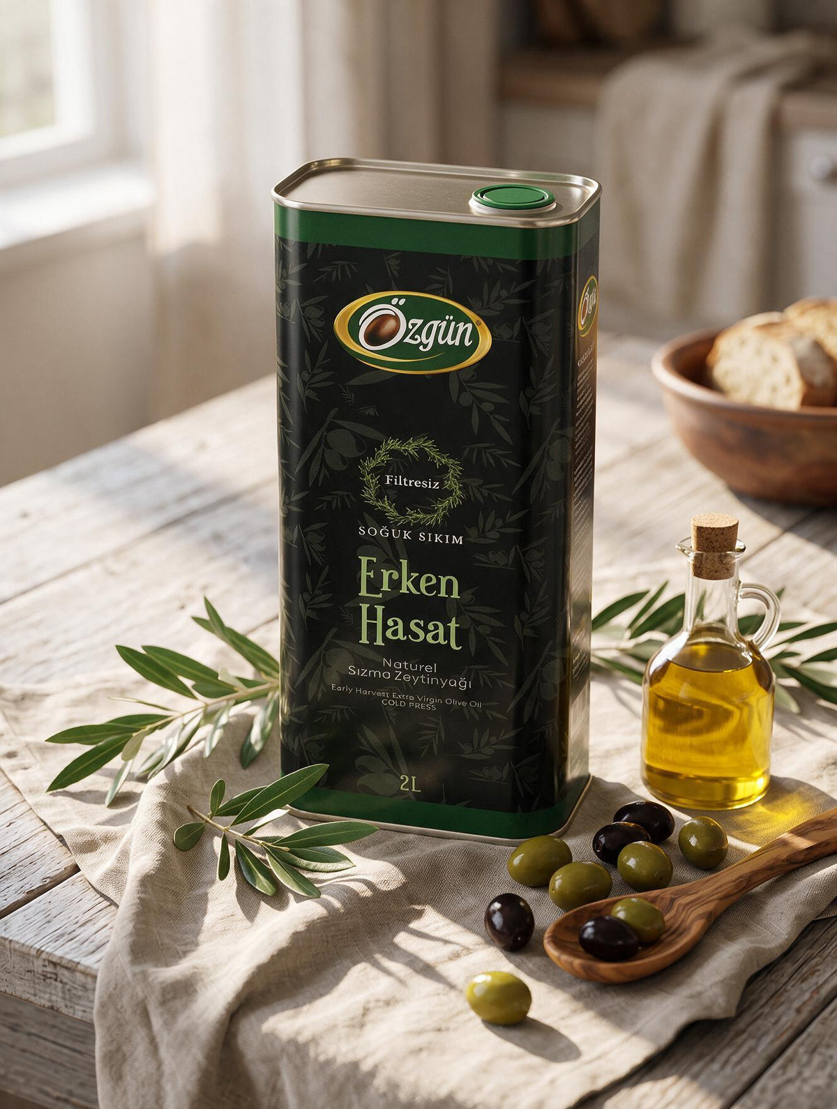 Erken Hasat Zeytinyağı 2 lt. Teneke