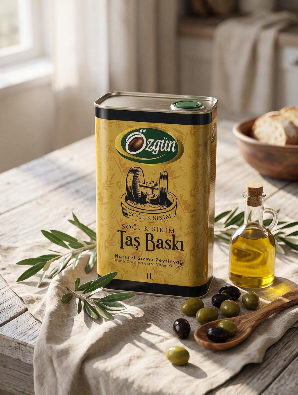 Taş Baskı Zeytinyağı 1 lt.