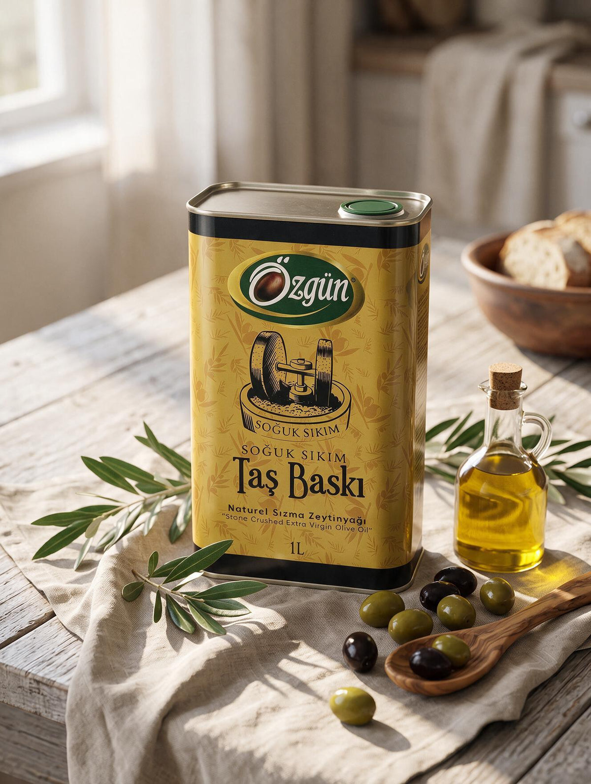 Taş Baskı Zeytinyağı 1 lt.